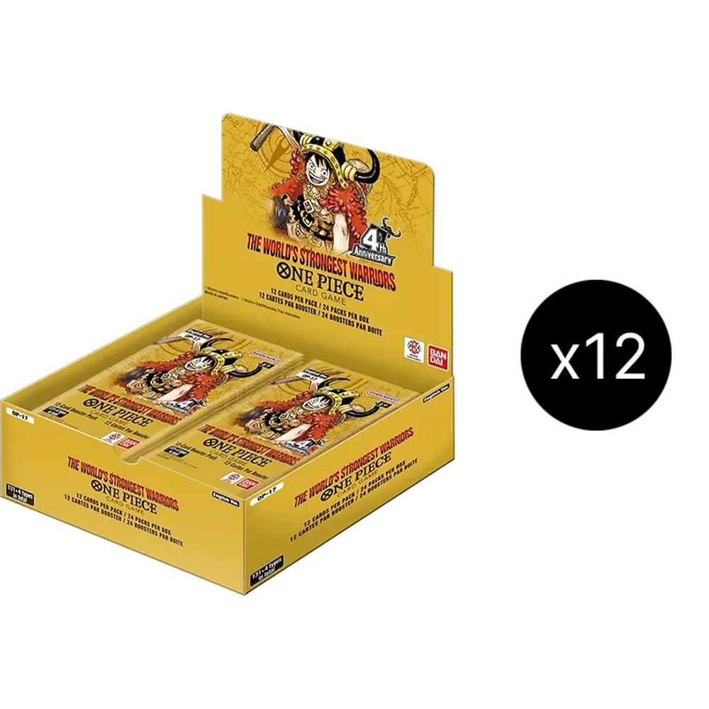 One Piece Card Game ENG - OP17: The World's Strongest Warriors - Case Sealed 12 Box