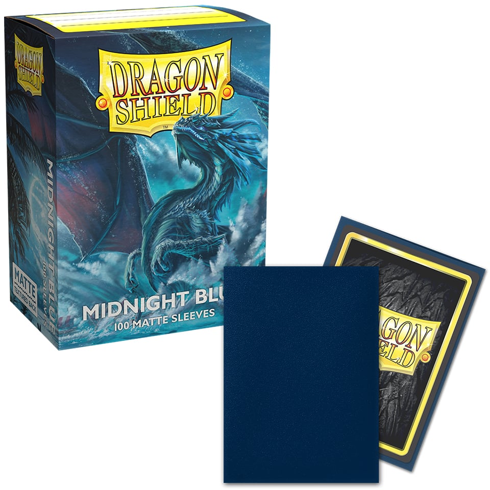 Dragon Shield 100 Bustine - Matte Midnight Blue