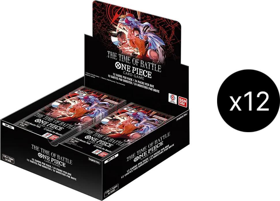 One Piece Card Game ENG - OP-16: The Time of Battle - Case Sealed 12 Box