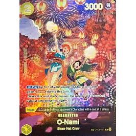 One Piece Card Game ENG - O-Nami Special Rare OP06 / 101 - OP07 500 Years Into The Future