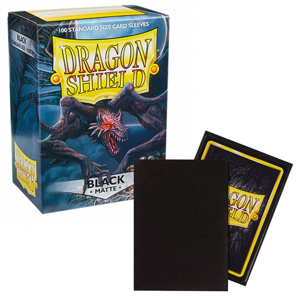 Dragon Shield 100 Bustine - Matte Black