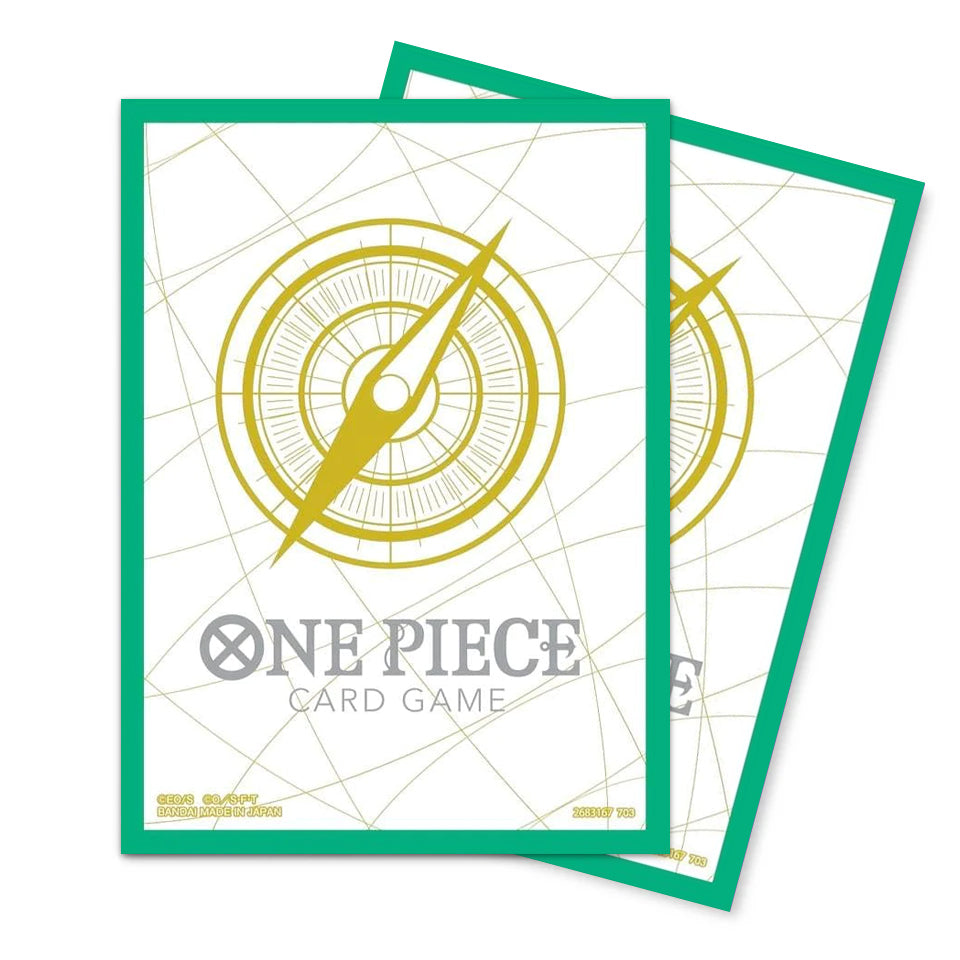 One Piece Card Game - 70 Sleeves Green Border