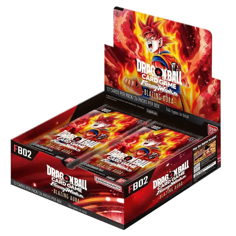 Dragon Ball Super Card Game ENG - Display 24 buste Fusion World : Blazing Aura FB02