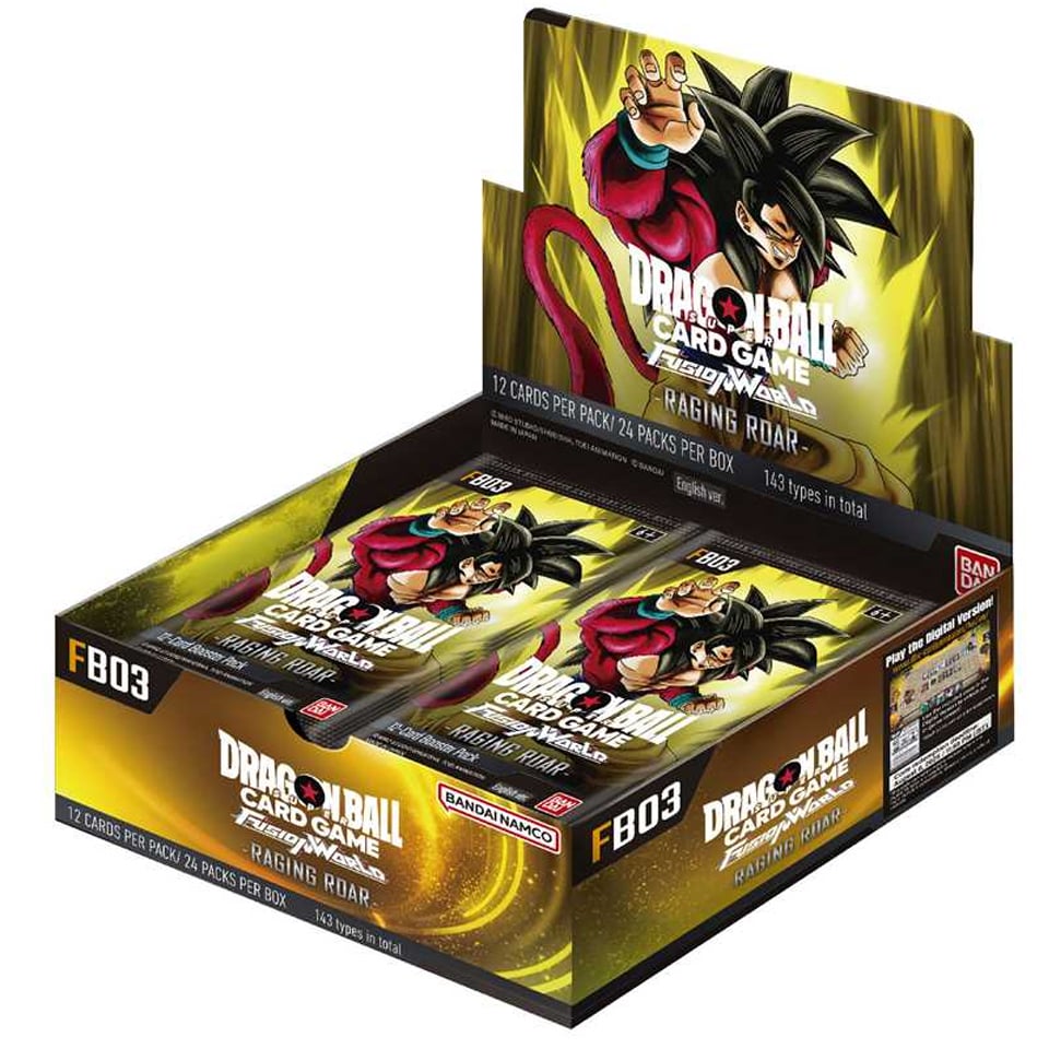 Dragon Ball Super Card Game ENG - Display 24 buste Fusion World : Raging Roar FB03