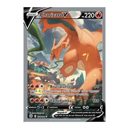 CGC Pokemon ITA - Charizard V Alt Art 154/172 - Astri Lucenti