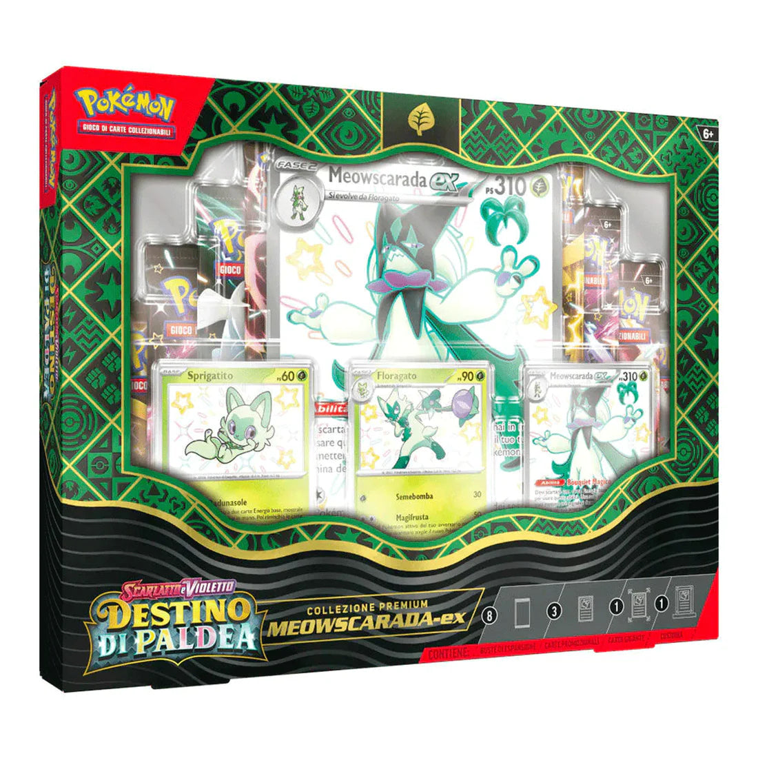 CGC Pokemon ITA - Collezione Premium Destino di Paldea Meowscarada-ex