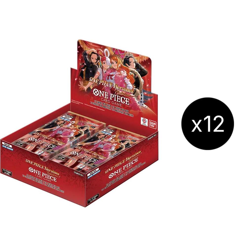One Piece Card Game ENG - EB03: Extra Booster Heroines Edition - Case Sealed 12 Box