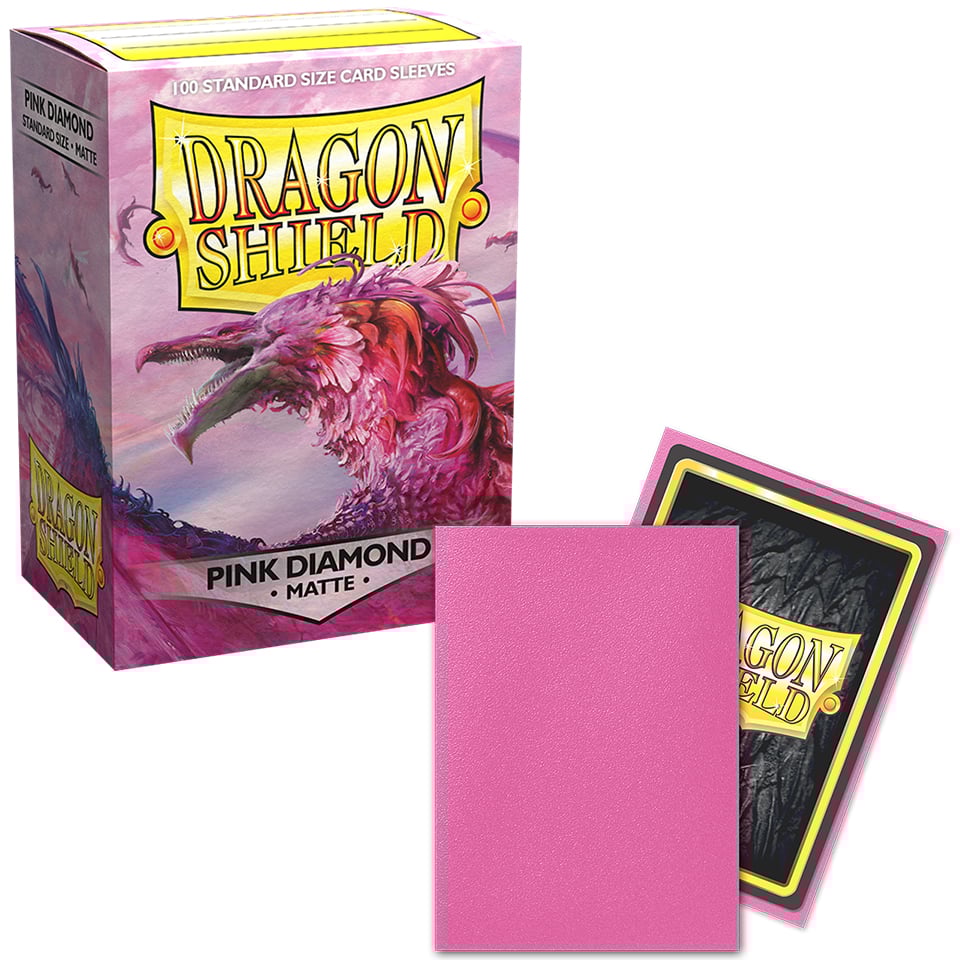 Dragon Shield 100 Bustine - Matte Pink Diamond