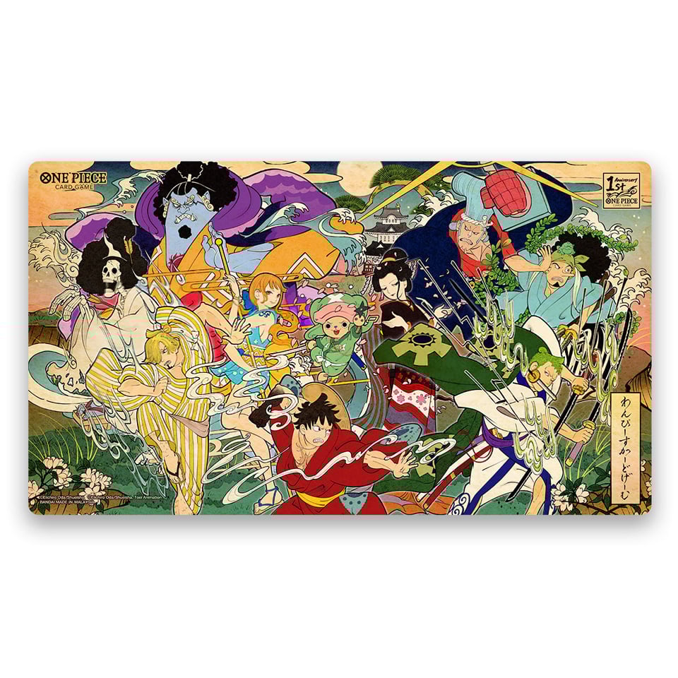 One Piece Card Game - Playmat 1st Anniversary Set Wano - (Only Playmat)