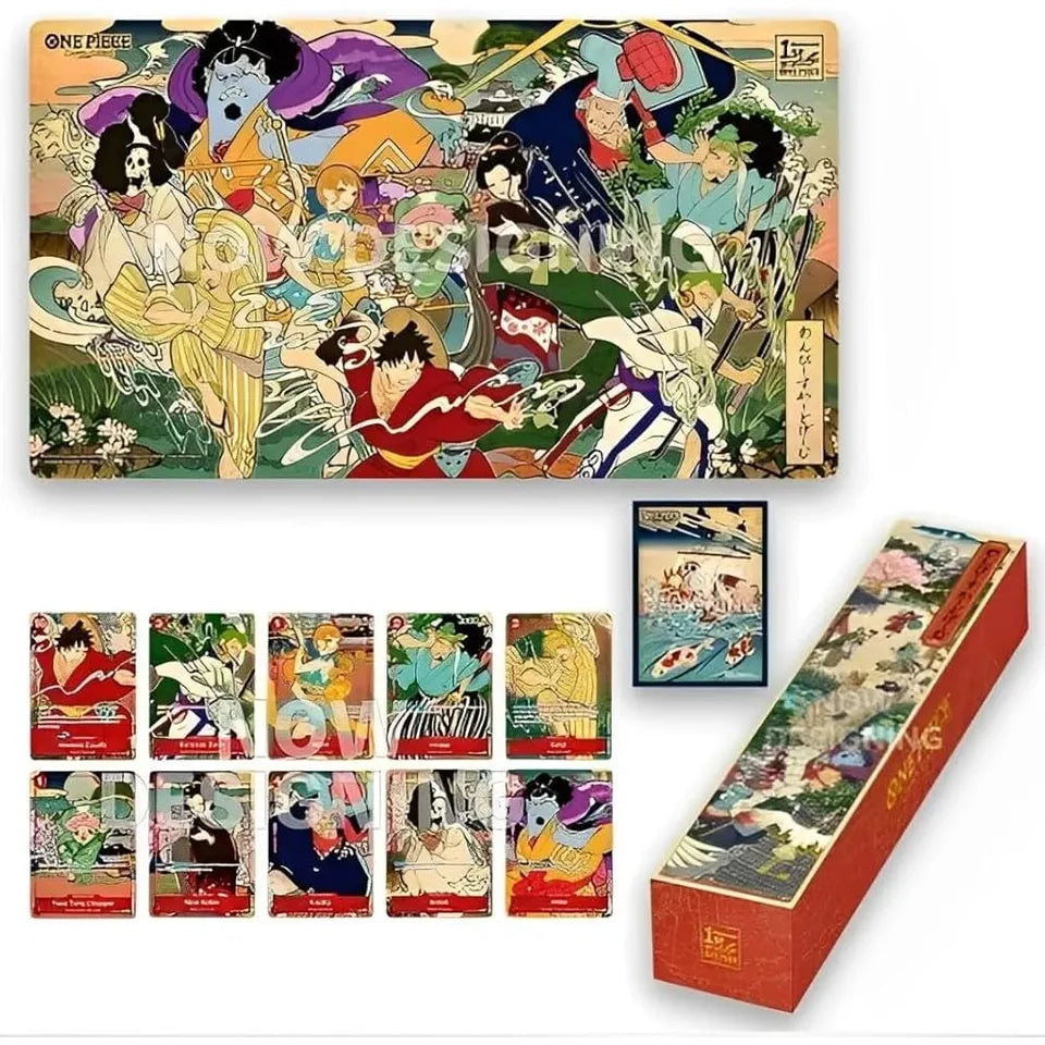 One Piece Card Game - Playmat 1st Anniversary Set Wano - Completo